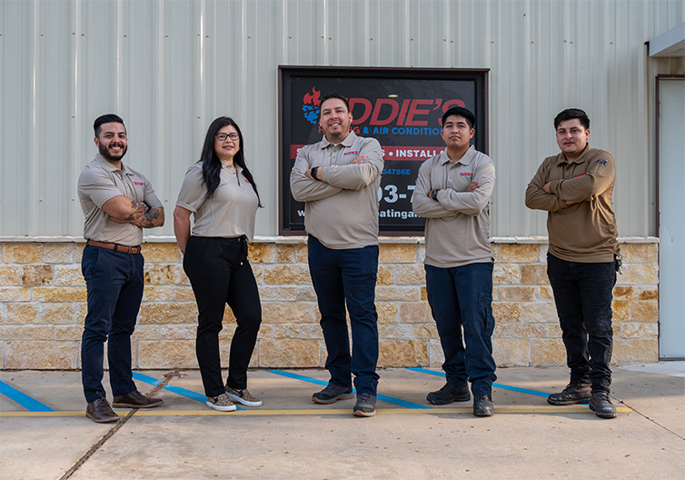 eddies hvac team members